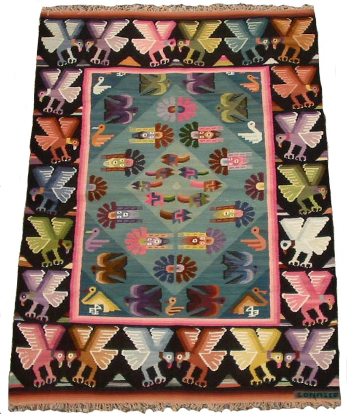Elgusto Ethnic Textiles Peru Dyeing Wall Hanging Or Table Cloth Ethnic Textiles Peru Dyeing Wall Hanging Or Table Cloth Large Inca Pattern Andean Weaving 1
