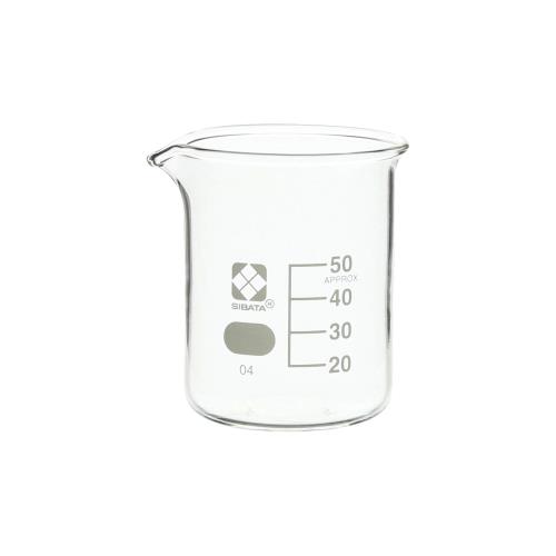 ビーカー 準拠集団目盛付 50mL 10入