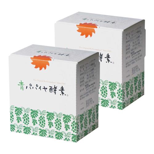 青パパイヤ酵素(バイオノーマライザー) 90g(3g×30包)×2箱|eli-mino ゆらぎ薬局