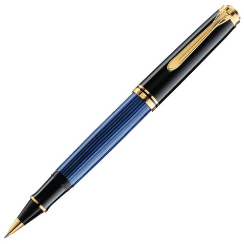 Pelikan ペリカン ボールペン 水性 スーベレーン ブルーストライプ R400 正規輸入品