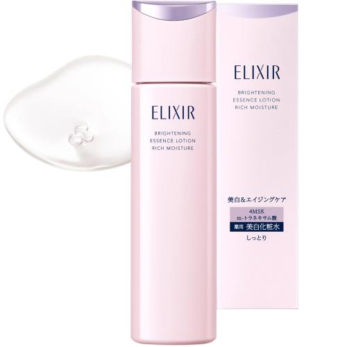 ELIXIR エリクシール 医薬部外品 ブライトニング ローション しっとりタイプ ca 170mL | 化粧水 ・ ローション | ミルク・ローション状 | リラックス感のあるアクアフローラルの香り | 透明感 美白 エイジングケア ハリ