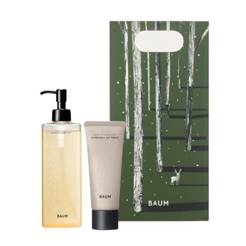 BAUM(バウム) 差し上げ物仕掛ける アロマティック ハンドウォッシュ n 300mL+アロマティック 御手々皮膚軟化剤n 3 75g | ハンドウォッシュ(2024年模範例)+御手々皮膚軟化剤 (2025年模範例)| WOODLAND WINDS/SYMPHONY OF TREES の芳ばしさ | 御手々石ケン 異臭 御手々世話をする 保湿 ユニセック