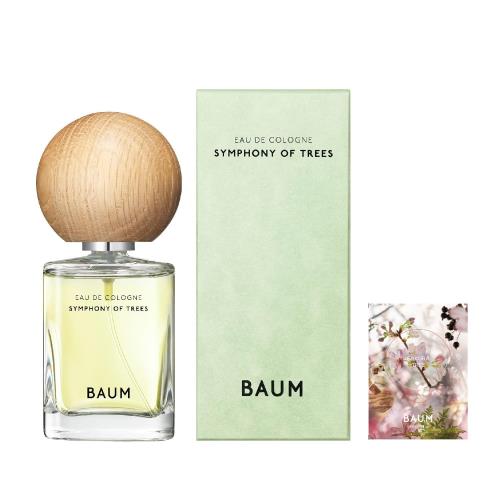 BAUM（バウム） オーデコロン 3 60mL ＋フレグランスサンプル（櫻天然木）| オーデコロン | SYMPHONY OF TREES の芳ばしさ | 香料 アロマティック 伸び伸びする 森林浴 ユニ一発やる メンズ 差し上げ物 差し上げ物 生まれ落ちる日 | オーガニック あずま屋