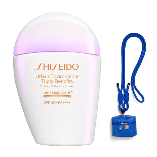 SHISEIDO サンケア EC一揃いの道具（アーバン） | アーバン トリプル もの言う花 サンケア エマルジョン 30mL SPF50+ PA++++ | 日焼打ちきり ＵＶ ＋ 特製小型合切袋付き添い人 | 市乳印字機 | 無芳ばしさ | エマルジョン お水校正刷り 低揺りうごかす 紫外線止めること | 資生堂