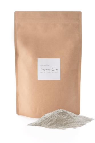 Toyama Clay (トヤマクレイ）泥パック フェイスパック ヘアパック 富山県産 上質クレイ パウダー (500g)