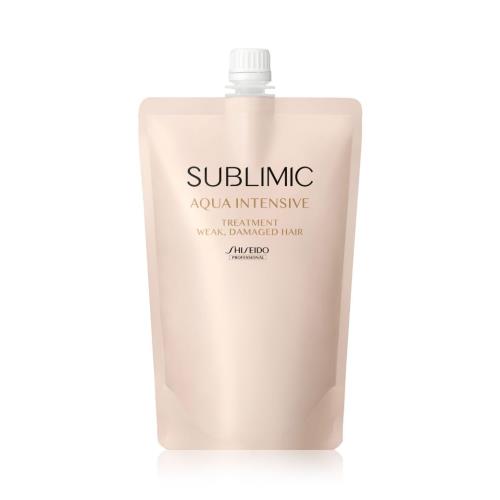 資生堂プロフェッショナル サブリミック アクアインテンシブ ヘアトリートメントＷ：弱った髪用 450g (レフィル)