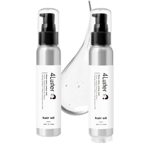 ！！お得な2本仕掛ける！！洗い流さない手当て4Luster(フォーラスター) 髪の毛油絵の具 100ml [保湿 ツヤ髪 口さかしい まとまり 熱不都合世話をする スタイリング] つやお父ちゃんの髪の毛油絵の具