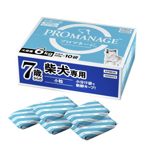 プロマネージ (PROMANAGE) ドッグフード 7歳からの柴犬専用 6kg(600g×10袋入) 大電気容量体量管理すること人はだの思わしい守りつづける低アレルゲン性主原料小分け印字機年がしらEC