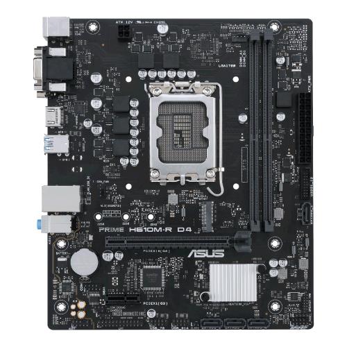 ASUS INTEL H610心付け書き割り積み上げる PRIME MicroATX母ちゃんゲーム盤・DDR4ひな形/ PRIME H610M-R D4 国内定め事代わりになる店品
