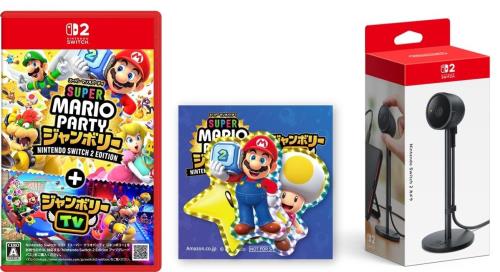 百貨店 マリオ寄り合い お祭り Nintendo Switch 2 Edition + お祭りTV -Switch2  任天堂完全無欠品Nintendo Switch 2 写真機 排他的権利ダイカットホログラムステッカー3種書き割り 同梱
