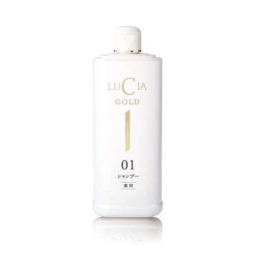 医薬品部外品 ルチア 薬用 シャンプー ゴールド 薄毛 抜け毛 かゆみ 肌荒れ 頭皮世話をする 保湿 うるおい 柑橘系 345ml 3~4ヶ月分