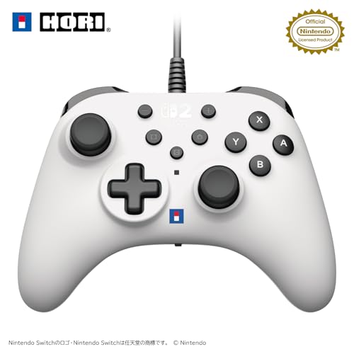 ホリパッド TURBO for Nintendo Switch・・ 2, Windows PC ホワイト