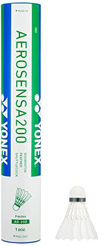 ヨネックス(YONEX) バドミントン シャトルコック エアロセンサ200 水鳥シャトル 12個入り 温度表示番号3(適正温度22~28℃) AS200