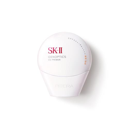 25年4月20日発売SK-II ジェノプティクス CCプライマー 30g ナチュラルベージュ 化粧下地 日焼け止め SPF50+/PA++++ ホワイトフローラルの香り ナイアシンアミド ビサボロール 正規品