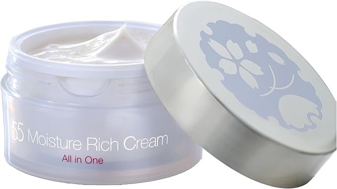 ジュエルジャパン 55 モイスチャーリッチクリーム 50g 蓊欝たる保湿のオールインワン皮膚軟化剤 Moisture Rich Cream 50g