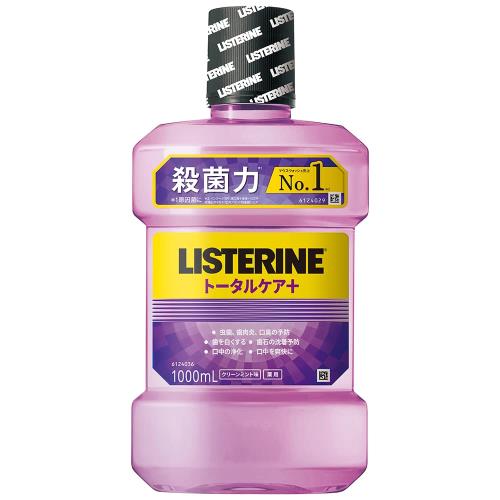 《セット販売》　JNTLコンシューマーヘルス 薬用 リステリン トータルケア プラス クリーンミント味 (1000mL)×6個セット 液体ハミガキ 液体歯磨き　医薬部外品