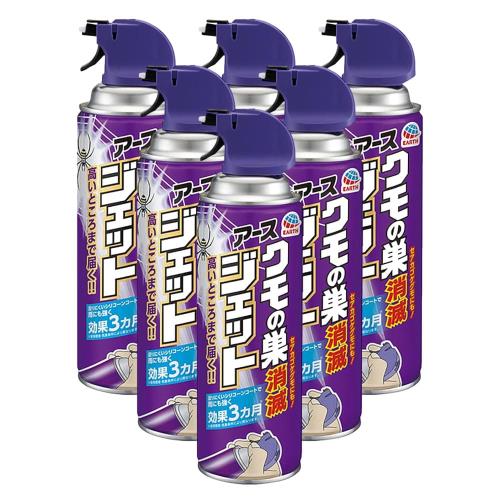 アース製薬 クモの巣消滅ジェット 450ml×6本セット
