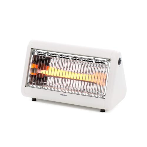[山善] あしもとあったか 電気ストーブ ヒーター 小型 足元 転倒OFFスイッチ 簡単操作 400W ホワイト DS-F045(W)