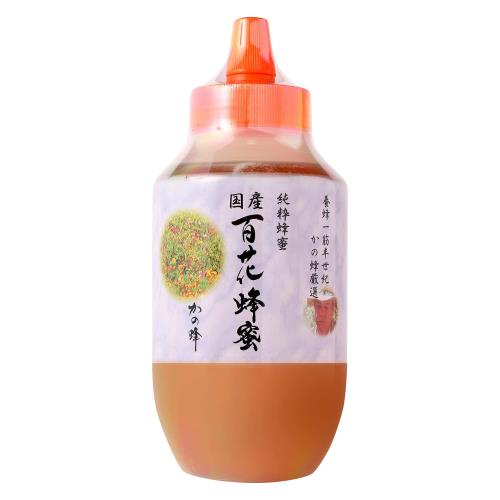 はちみつ 専門店かの蜂 国産 百花 蜂蜜 1000g（1kg） 完熟 の 純粋 蜂蜜 （とんがり容器）
