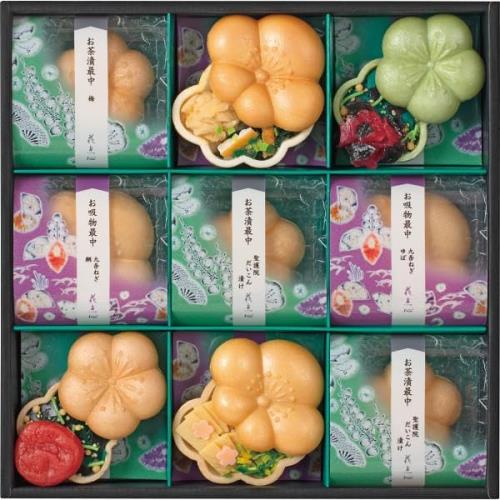 京都・辻が花 お茶漬・お吸物最中詰合せ YTー30