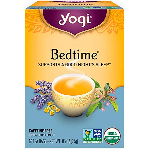 YOGI TEA ヨギティー Bed Time 有機ハーブティー16ティーバッグX 3パック[並行輸入品]