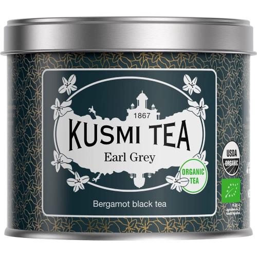 KUSMI TEA クスミティー | アールグレイ 100g缶(約40杯分) | オーガニック 紅茶 アールグレイ