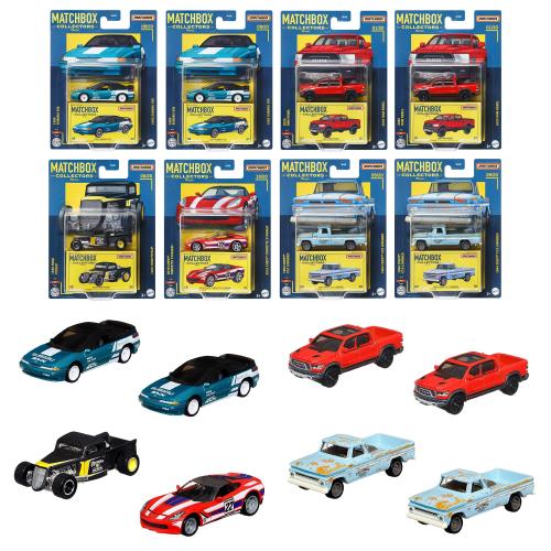 擦り付け木ボックス席(Matchbox) コレクターズ アソート ミニカー8台入り口・入口 BOX売りわたす 3才~ 986M-GBJ48