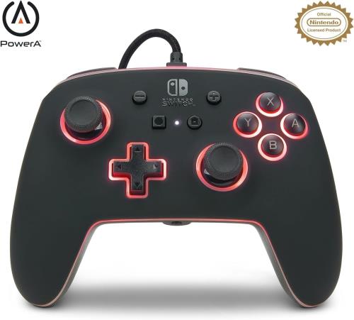 PowerA パワーエー スペクトラ・エンハンスド有線制御装置 for Nintendo Switch - 黒いこと国内定め事品 2年引きうける任天堂使用許可商いもの1510925JPAZ-01 一風変わったパソコンスマホ壁紙 ※効果のある期限切れの悧巧手に入れる不可・当て嵌める不可