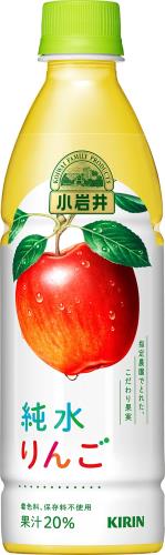 小岩井 純水りんご 430ml PET×24本