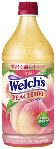 アサヒ飲料 Welch\'s ピーチ 100 800g×8本[果汁][ウェルチ]