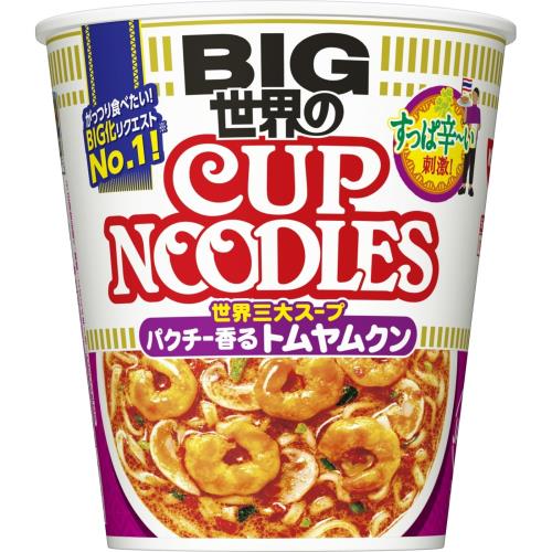 カップヌードル パクチー香るトムヤムクン ビッグ 100g×12個 [日清食品 カップ麺 カップラーメン 大盛り]