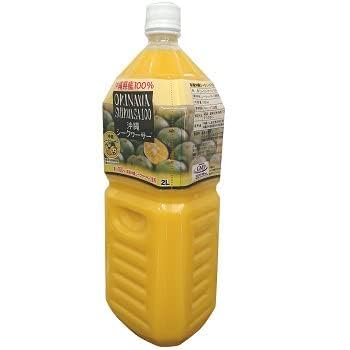 オキハム シークワーサージュース 2000ml×2本 （果汁100％）