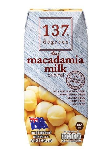 ハルナプロデュース 137degreesマカダミアミルク 180ml&times;36本｜eli-mino ゆらぎ薬局