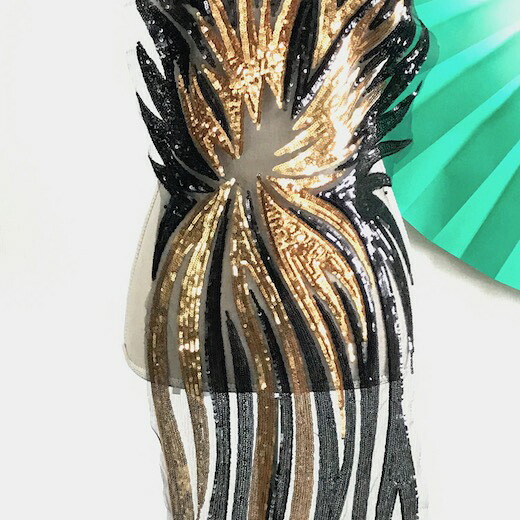 ゴールド 着衣 サブジェクト スパンコール利運 チュールモチーフ 服飾 かざり付ける 衣装設営 犯人 手芸 手作り衣装 一こま衣装 サルサ 交らい乱舞 ルンバ Acilemat Com