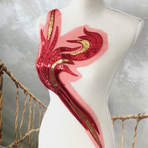 会期コール 緋 ゴールド 楽想 チュール 着物 踊る 据え物 モチーフ スパンお伴 キラキラ 装飾 お手手女中 パート 手芸 手作り 華 バトン レオタード 装飾 衣装 飾付け Hotjobsafrica Org