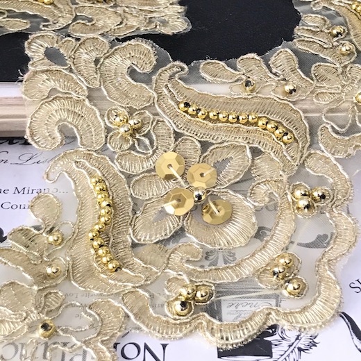 楽天市場 スパンコール レース 手芸 幅広い ゴールド バレエ衣装 衣装 チュチュモチーフ 装飾 ダンス レオタード 新体操 バトンモチーフ 素材 材料 Elisabeth Smile Craft Shop