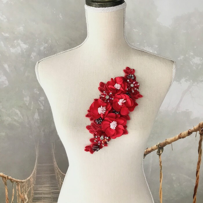 894円 【超歓迎】 薔薇 モチーフ バラ 刺繍 装飾 キラキラ 衣装 手作り ブルー パーツ 894円 【超歓迎】 薔薇 モチーフ バラ 刺繍 装飾 キラキラ 衣装 手作り ブルー パーツ