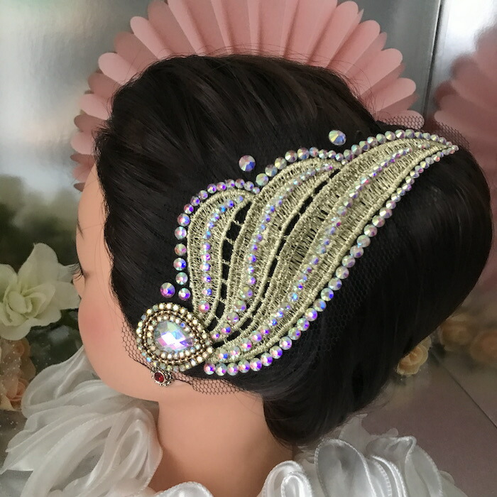 楽天市場】社交ダンス 競技ダンス ヘアアクセサリー 髪飾り ヘア