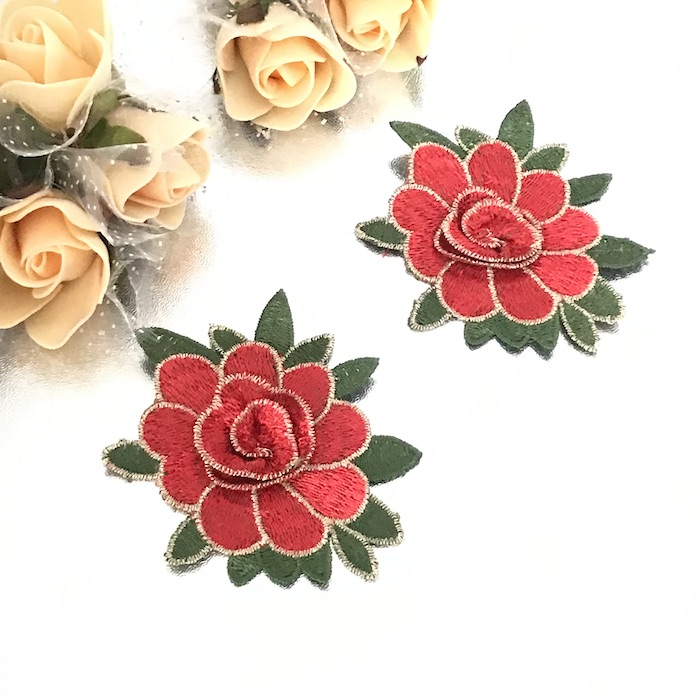 楽天市場】モチーフ 薔薇 バラ 刺繍 ローズ 衣装 ダンス 装飾