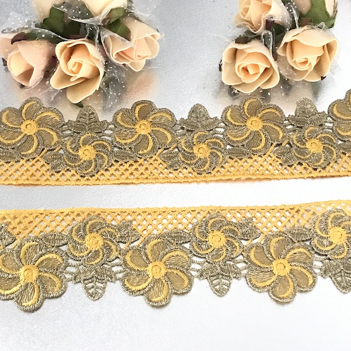 レース 手芸 材料 バレエ衣装 花柄 装飾 素材 ケミカルレース 服飾 花模様 トーションレース 花レース リボン チュチュレース 衣装