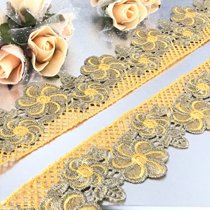 レース 手芸 材料 バレエ衣装 花柄 装飾 素材 ケミカルレース 服飾 花模様 トーションレース 花レース リボン チュチュレース 衣装