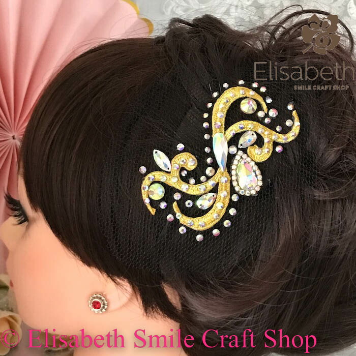 楽天市場】社交ダンス 競技ダンス ヘアアクセサリー 髪飾り ヘア飾り