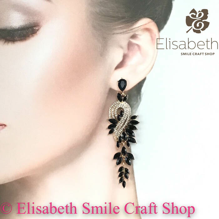 楽天市場】ピアス 赤 ラインストーン ピアス イヤリング ライン