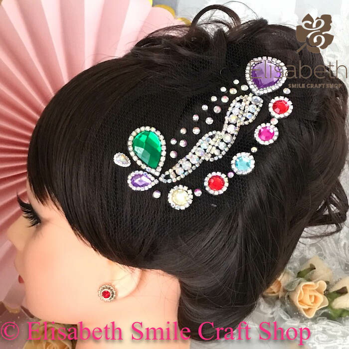 楽天市場】社交ダンス 競技ダンス ヘアアクセサリー 髪飾り ヘア