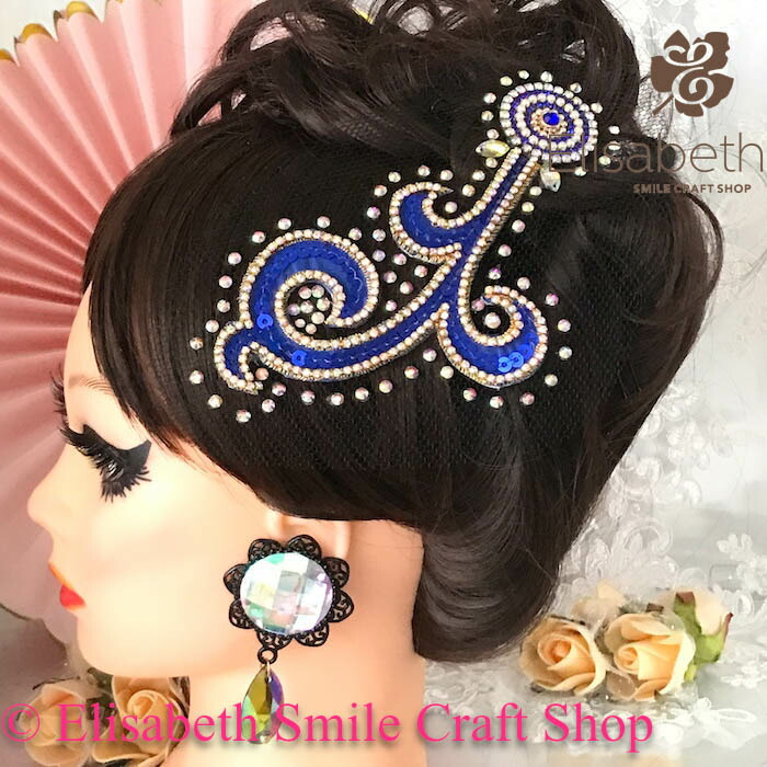 楽天市場】社交ダンス 競技ダンス ヘアアクセサリー 髪飾り ヘア