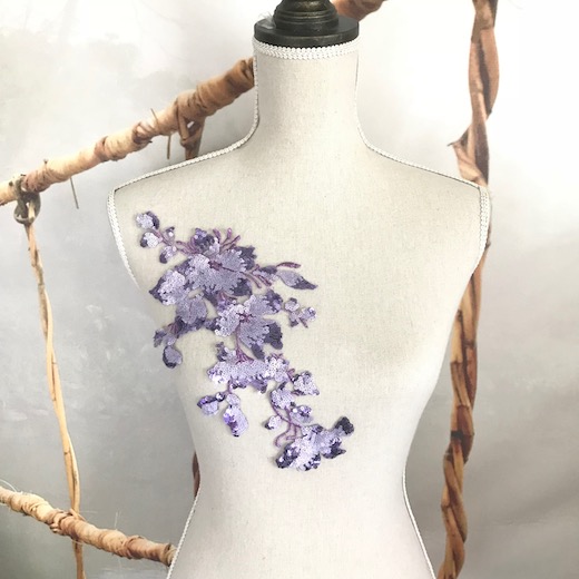 スパンコール 画題 盛時グリップ 紫 花 チュールモチーフ 舞台衣裳建築 レオタード 交わり踊る バトントワリングモチーフ アップリケ 元 素 比べ モチーフ バレエ衣装 Hotjobsafrica Org