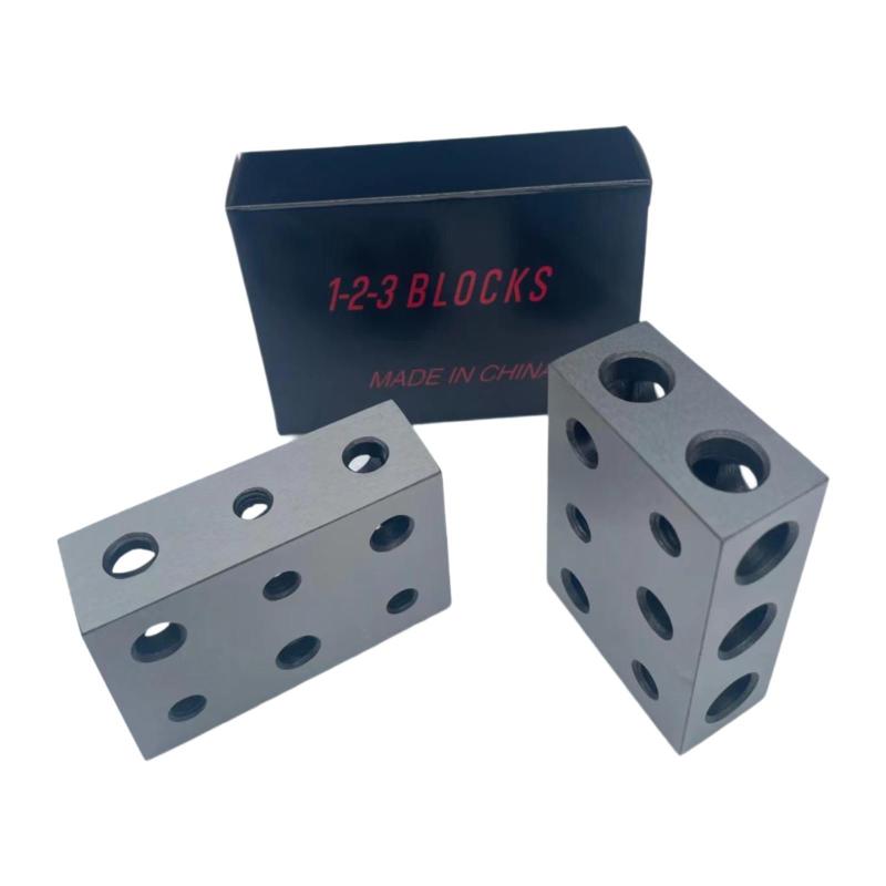 2x 1x2x3 金属加工ブロック 硬化鋼製の頑丈な平行ブロック
