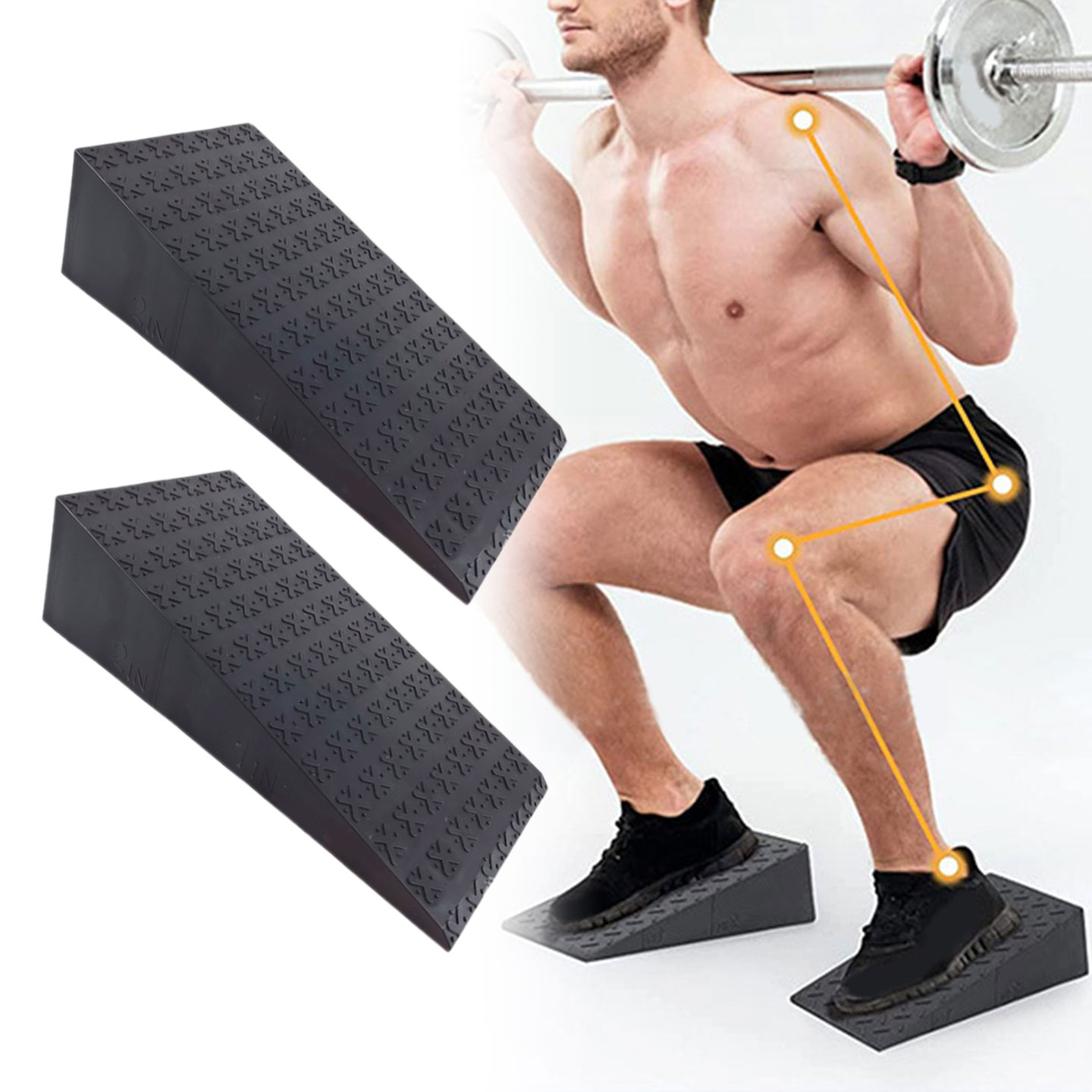 楽天市場】スクワットウェッジブロック BODYMAKER ボディメーカー