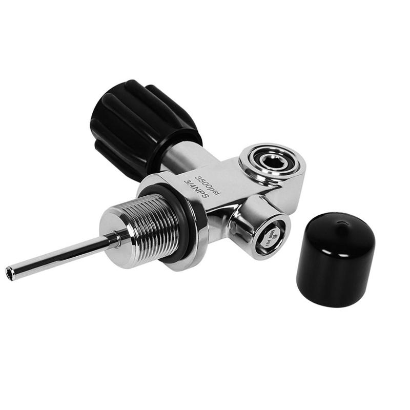 250 Bar 3/4-14 Nps ダイビングシリンダーバルブクイックリリース据え付け用 4.1 X 3.8