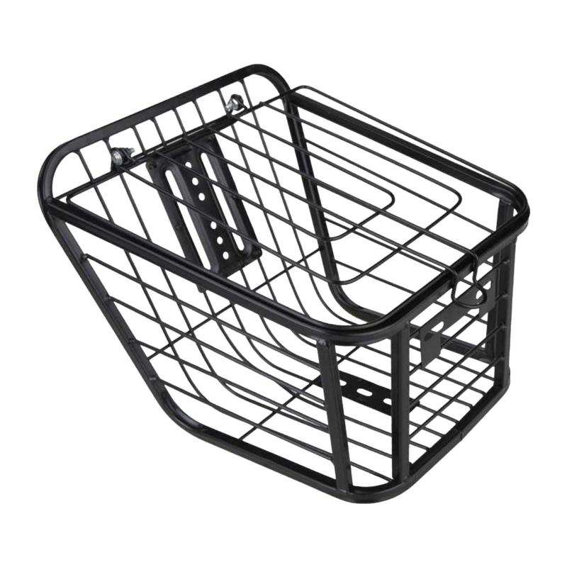 自転車用リアバスケット 荷物収納 取り付け簡単 便利な収納バスケット ブラック アウトドア ライディング ショッピング マウンテンバイク用